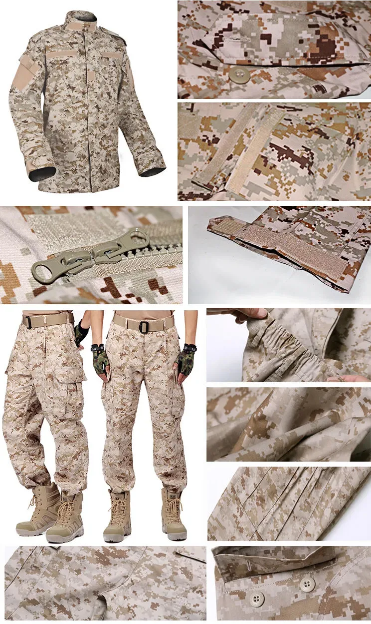 Kango Military Style Army Camo Acu Tactical Uniform