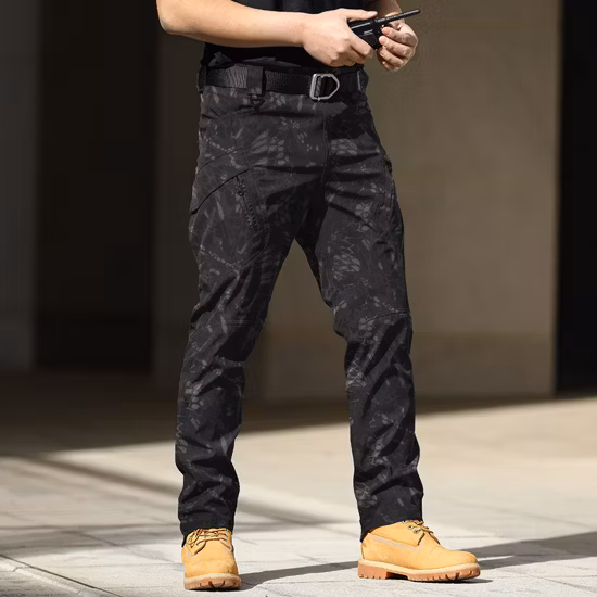 Pantalones de carga tácticos impermeables multifuncionales, pantalones de uniforme Acu para entrenamiento de senderismo, monos para exteriores